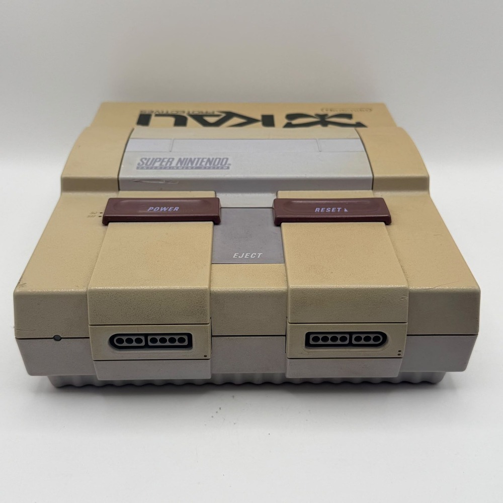 Nintendo Super Nintendo SNES Console Only Gray Purple 16-Bit Video Game System